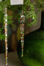 Load image into Gallery viewer, Multi-Color Jeweled Icicle Ornament, Set of 3
