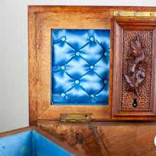 Load image into Gallery viewer, German Black Forest Carved Jewelry Box with Bird Motif, 1880s