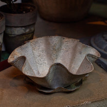 Load image into Gallery viewer, Galvanized Handkerchief Pot w/ Saucer