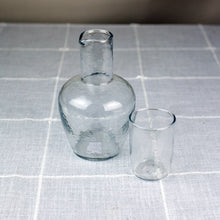 Load image into Gallery viewer, Pebble Glass Beside Carafe