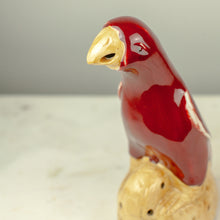Load image into Gallery viewer, Chinese Red Porcelain Parrot