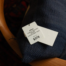 Load image into Gallery viewer, TREKO Pillow Makun Textured, Ocean Blue Stitch 24x15"