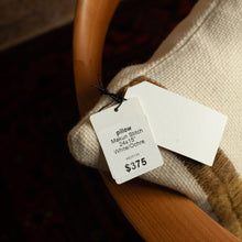 Load image into Gallery viewer, TREKO Pillow Karu White/Ocre 24x15"