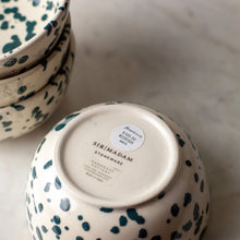 Load image into Gallery viewer, Splatterware Bowl, Set of 4, in Color Nettle