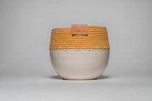 Load image into Gallery viewer, Ceramic and Cotton Rope Cachepots
