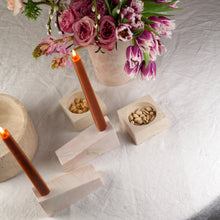 Load image into Gallery viewer, Marble Candle Holder 'Stellar', Pink