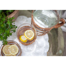 Load image into Gallery viewer, Rattan Cage Tumbler Glasses, Set of 2