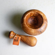 Load image into Gallery viewer, Olive Wood Mortar & Pestle