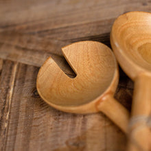 Load image into Gallery viewer, Mango Wood & Enamel Serving Set