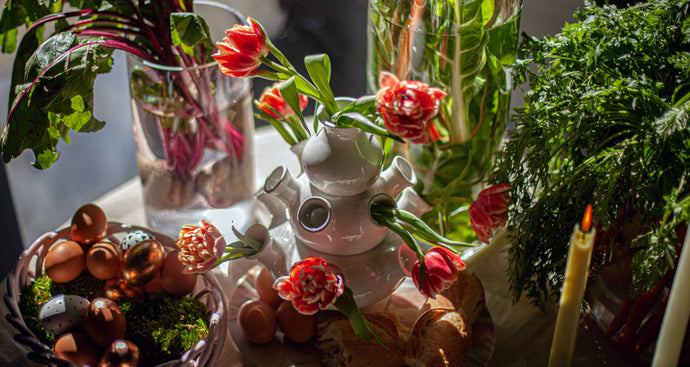 A Natural Spring Tablescape