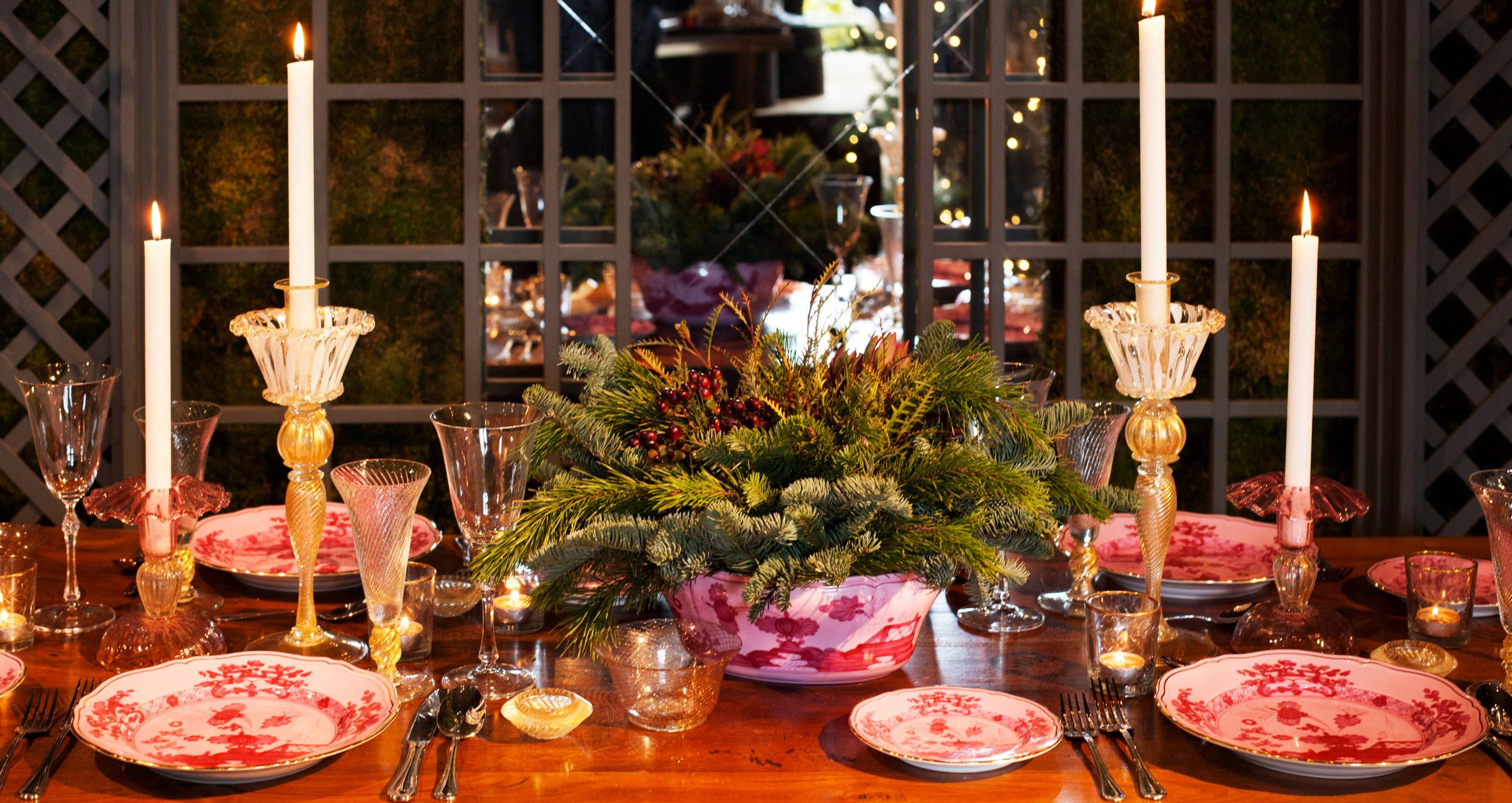 A Moody Winter Tablescape