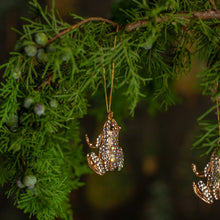 Load image into Gallery viewer, Rhinestone Frog Ornament, Set of 3
