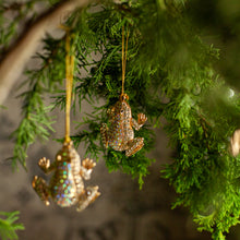 Load image into Gallery viewer, Rhinestone Frog Ornament, Set of 3
