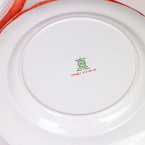 Spode Fitzhugh Red Dinner Plates, Set Of 12