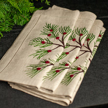 Load image into Gallery viewer, Flax Juniper Berry Napkin by Deborah Rhodes, Set of 4
