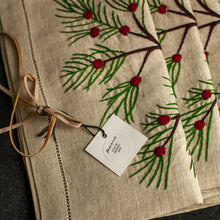 Load image into Gallery viewer, Flax Juniper Berry Napkin by Deborah Rhodes, Set of 4
