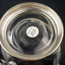 Load image into Gallery viewer, Glass Pitcher with Pewter Detail, Handcrafted in Italy, 1.5 Liter
