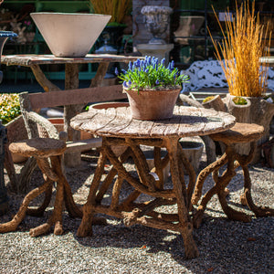 Early 20th C. Branch Leg End Table