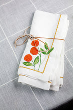 Load image into Gallery viewer, Orange Blossom Napkins, Set of 4
