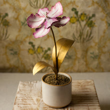 Load image into Gallery viewer, Tommy Mitchell Tulip Sculpture with Gold Stem
