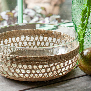 Seagrass Cage Low Bowl, XL