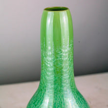 Load image into Gallery viewer, Sarreguemines Pottery Crystalline GreenGlazed Tall Vase
