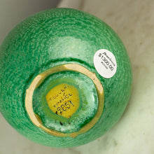 Load image into Gallery viewer, Sarreguemines Pottery Crystalline GreenGlazed Tall Vase
