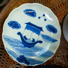 Load image into Gallery viewer, East Asia Blue and White Plates, Set of 2
