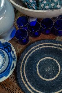 Navy Woven Seagrass Placemats
