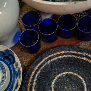 Navy Woven Seagrass Placemats