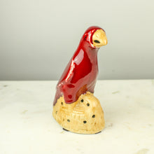Load image into Gallery viewer, Chinese Red Porcelain Parrot

