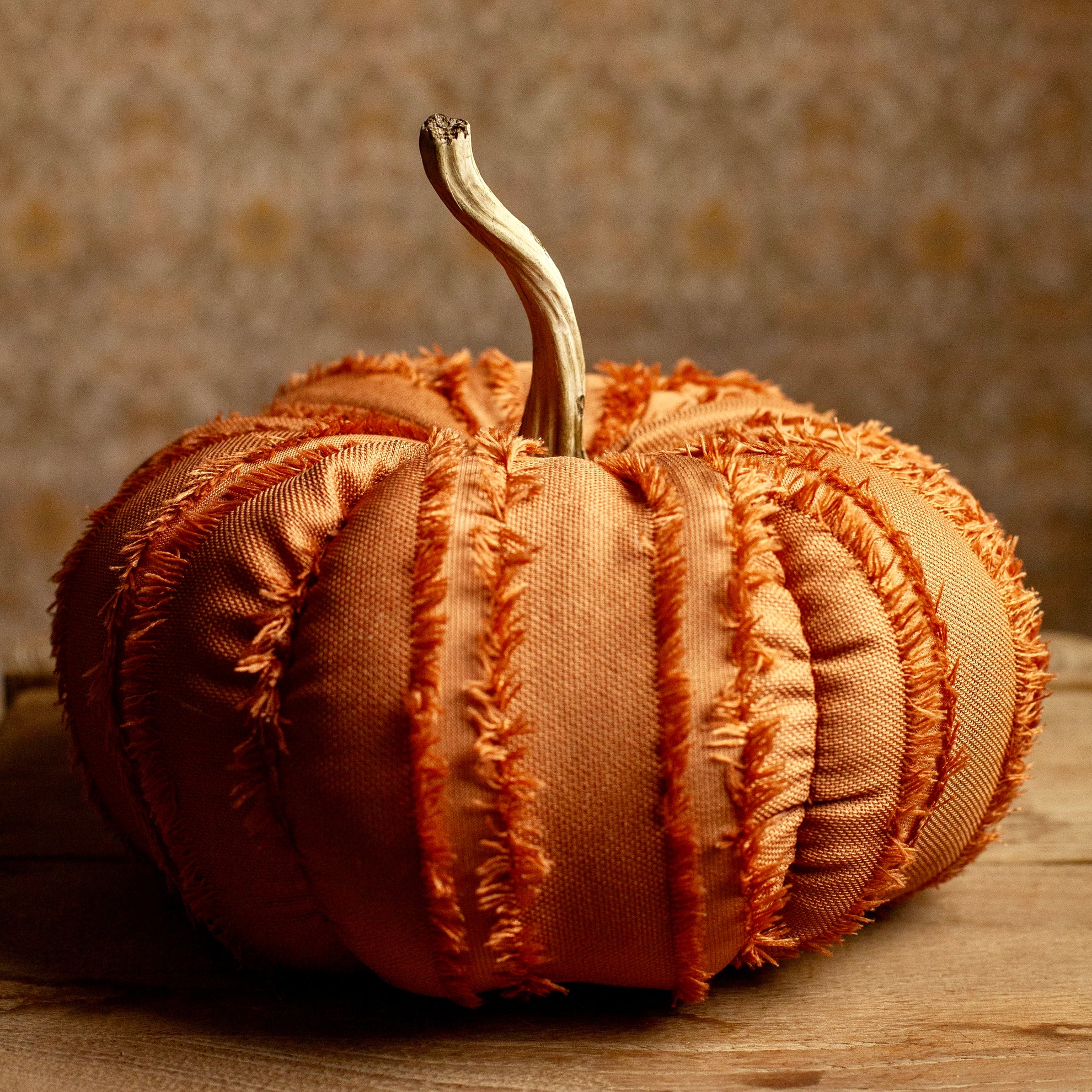 Orange Fringe Pumpkin