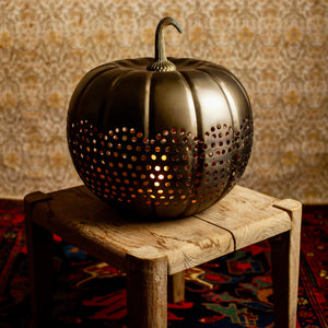 Harvest Pumpkin Lantern - 14"x14"