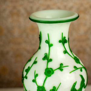 Peking Glass Vase, 20th C.
