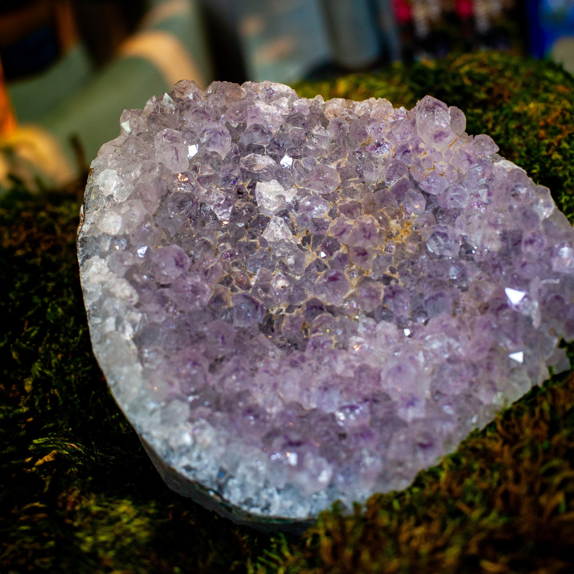 Amethyst Crystal with Cut Base