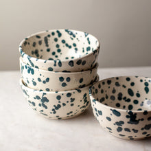 Load image into Gallery viewer, Splatterware Bowl, Set of 4, in Color Nettle

