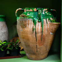 Load image into Gallery viewer, Green and Yellow Large Strawberry Pot
