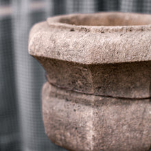 Load image into Gallery viewer, Pair of Faceted Limestone Planters
