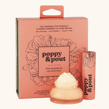Load image into Gallery viewer, Poppy &amp; Pout Lip Care Gift Set, Pink Grapefruit
