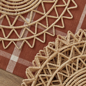 Bayberry Rattan Placemats, Set of 4