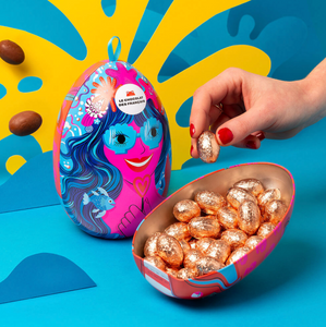 Le Chocolat Des Francais Metal Easter Egg