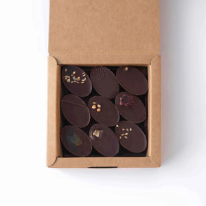 Mon jardin chocolaté  Box of 9 Organic Chocolates
