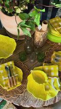 Load and play video in Gallery viewer, Portuguese Secla Yellow Cabbageware Bowl
