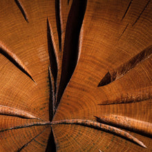 Load image into Gallery viewer, Salvaged Oak Hand Carved Side Table
