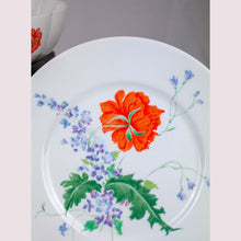Load image into Gallery viewer, Ceralene A Raynaud Limoges &#39;Pavot&#39; Plates, Set of 10
