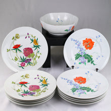 Load image into Gallery viewer, Ceralene A Raynaud Limoges &#39;Pavot&#39; Plates, Set of 10
