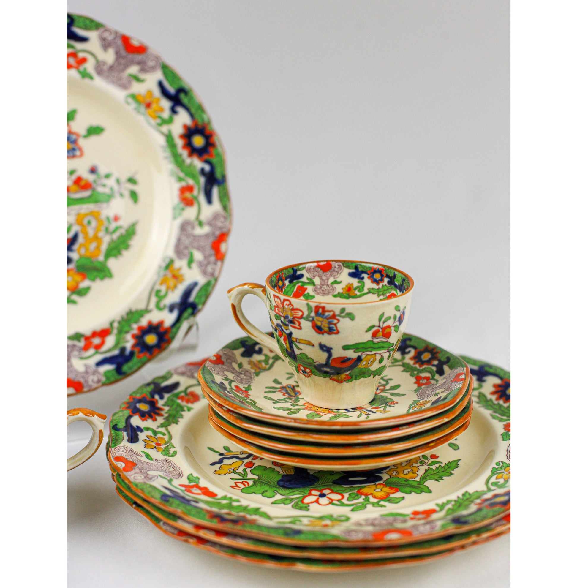 Mason's Ironstone Tea Set, Service for 4