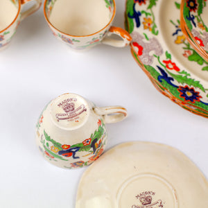 Mason's Ironstone Tea Set, Service for 4