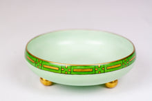 Load image into Gallery viewer, Limoges Hand-Painted Art Deco 3-Footed Bowl
