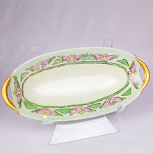 Load image into Gallery viewer, Bavarian Hand-Painted Art Deco Oval Tray
